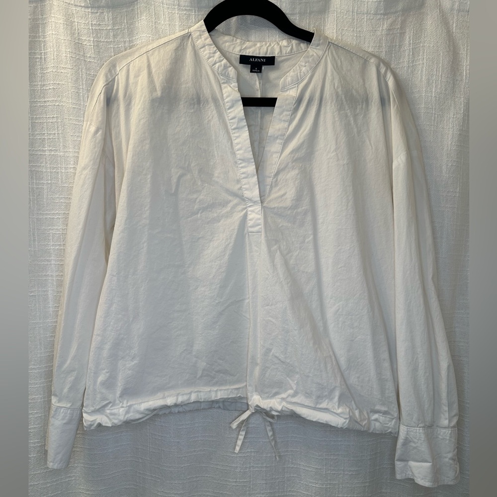 Alfani White Blouse